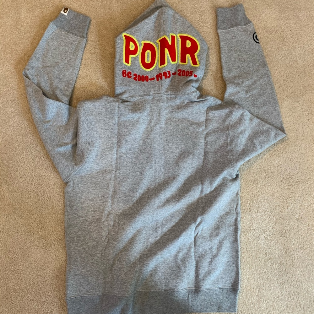 Bape A Bathing Ape PONR Shark Hoodie - Picture 2 of 8